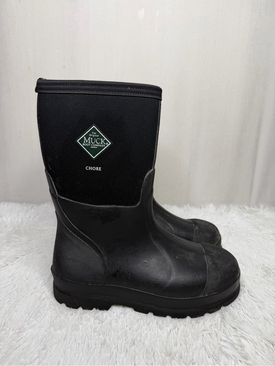 MUCK BOOTS / black classic Chore tall boots / men\'s 8 women\'s 9 main image 6